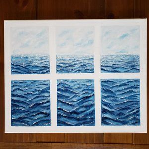 Original watercolor seascape painting | 16x20